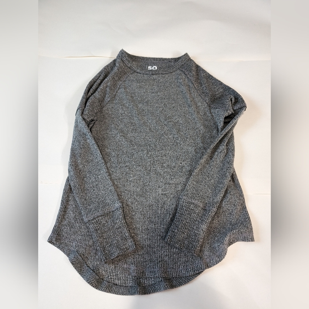 SO Gray Long Sleeve Shirt